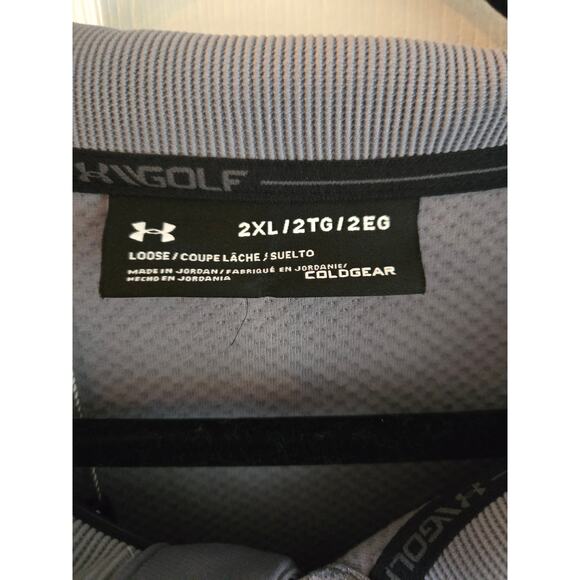 Under Armour Mens Gray Golf Loose Pullover Cold Gear Size XXL NWT Slight Defect - Picture 4 of 12